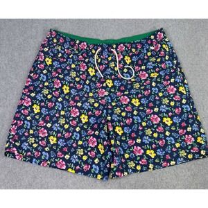 Polo Ralph Lauren Colorful Floral Mesh Lined‎ Swim Trunks Preppy Men's Size XLT